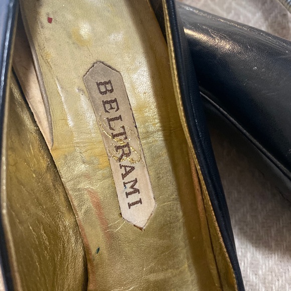 Beltrami navy heels - Picture 4 of 5